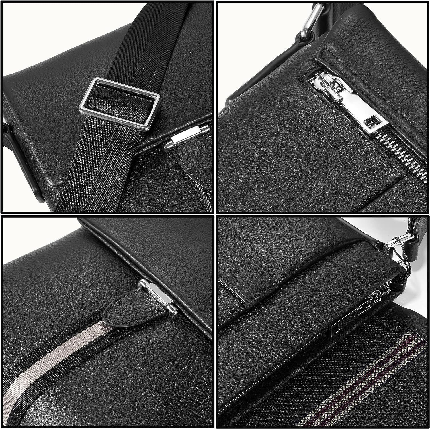 ショルダーバッグ メンズ 小さめ 本革 牛革 斜め掛けバッグ メッセンジャーバッグ カジュアル[3]