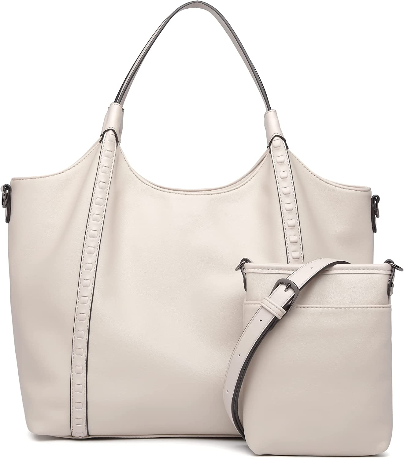 トートバッグ A4＆PC収納 ショルダー付き オンオフ兼用 高見え PUレザー リクルート 通勤 ビジネス レディース 171077 