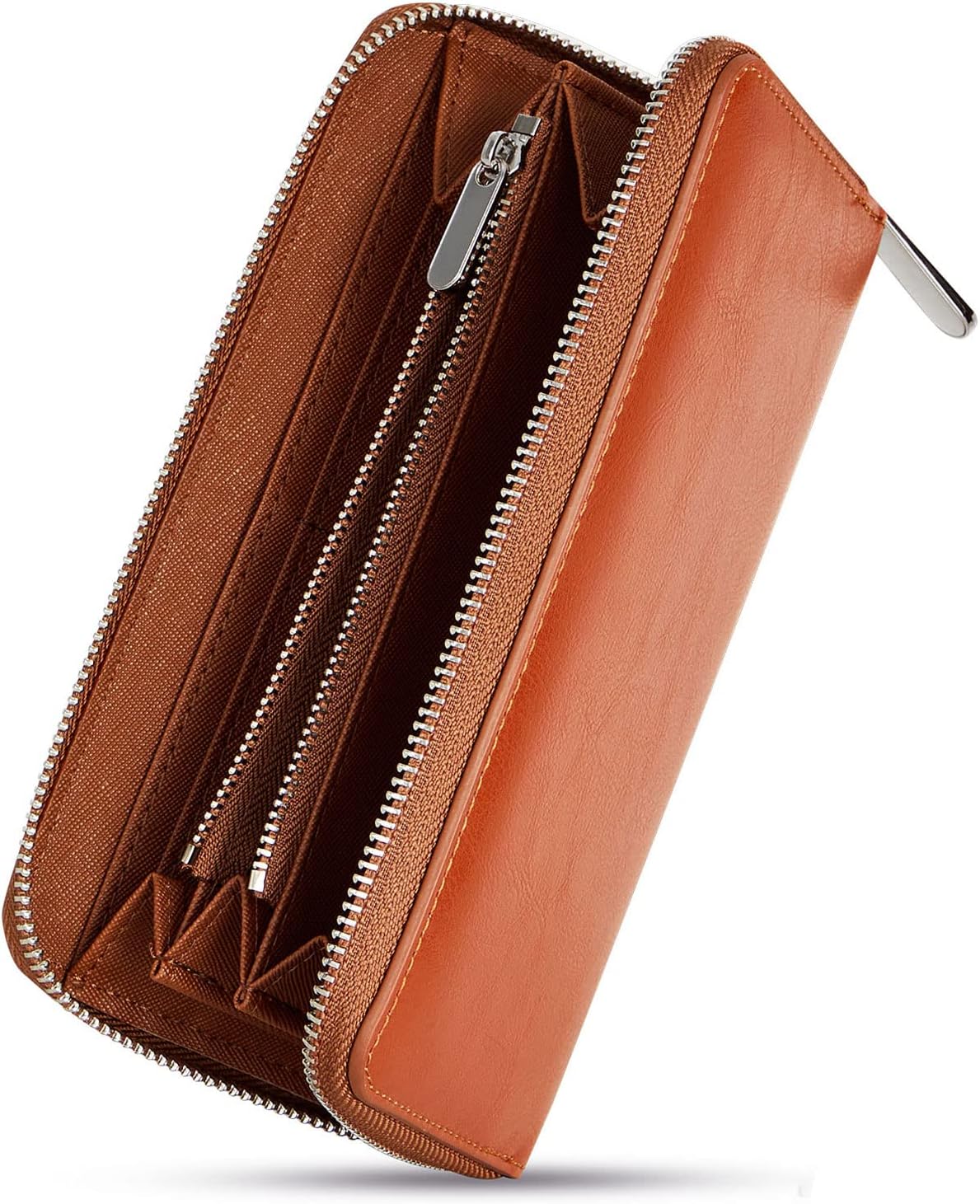 メンズ 長財布 本革 人気 ブランド 小銭入れ 大容量 カードケース ラウンドファスナー 紳士 男性用[4]